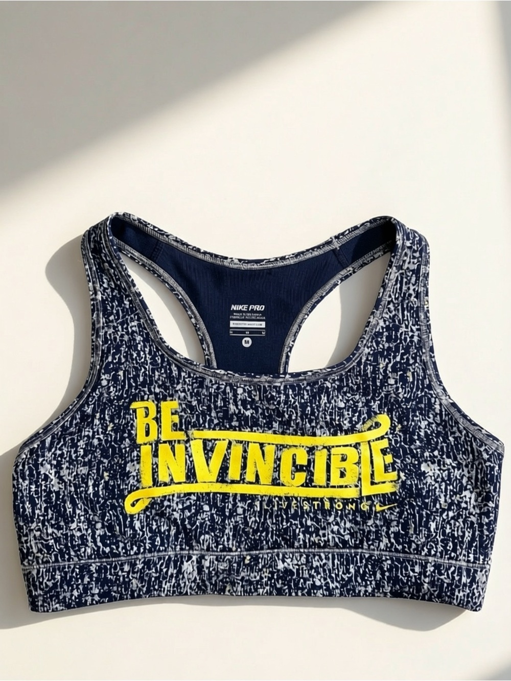 Nike Pro Dri-FIT Be Invincible Strong Racerback Sports Bra | Size Medium